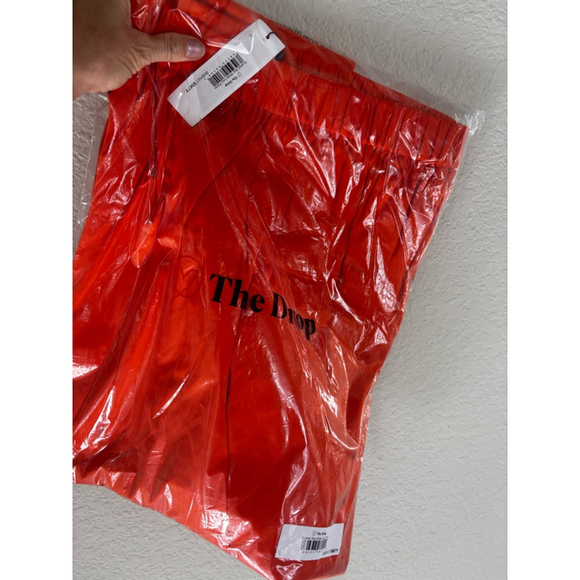 Women's The Drop Wide Leg Pants Size S Orange - Picture 2 of 8